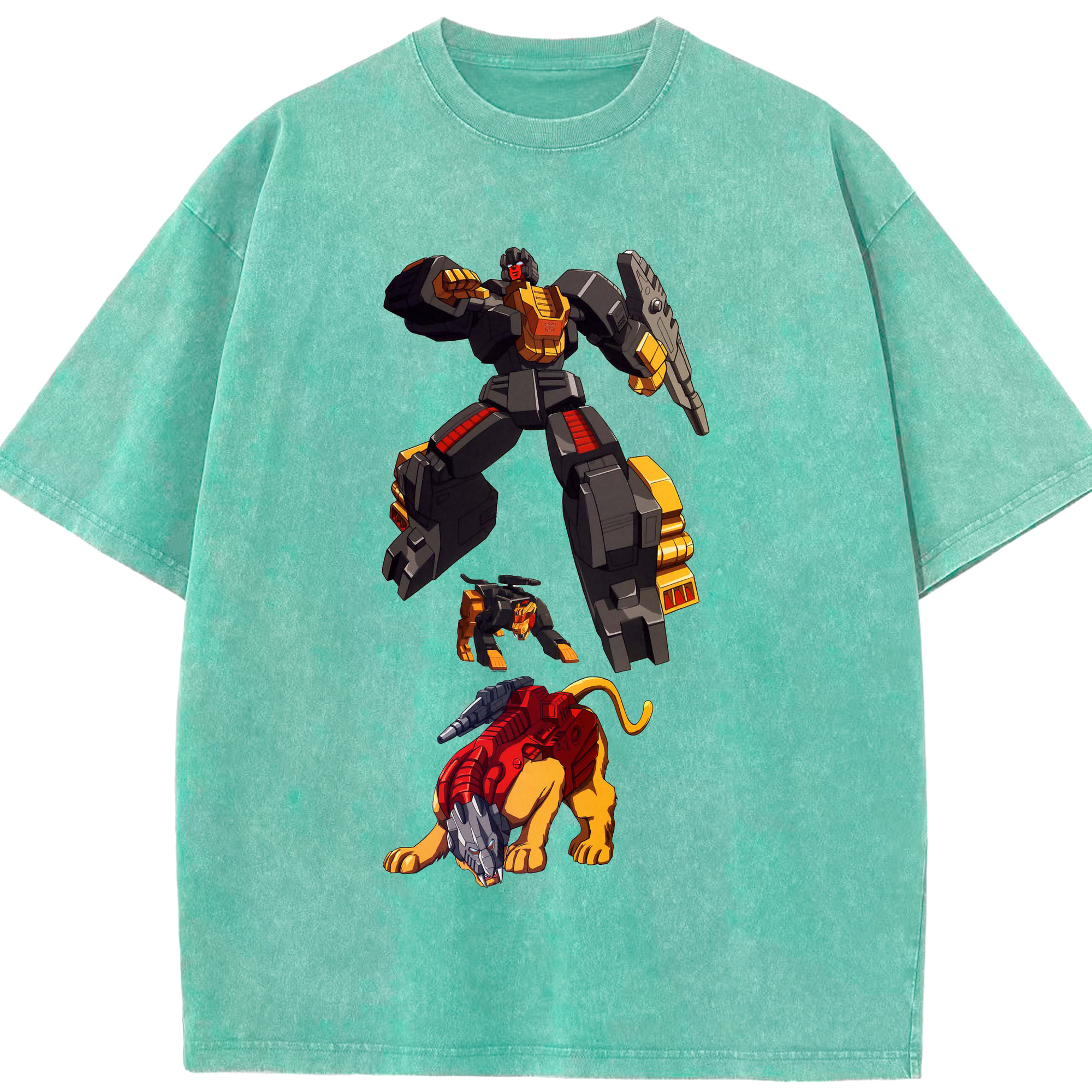 （画像用）  綿100% ヴィンテージ風 半袖Tシャツ（フロントプリント）